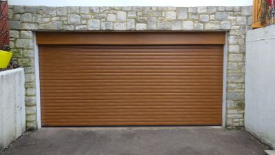 Golden Oak garage door