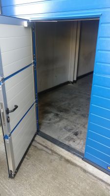 Wicked door at industrial sectional door