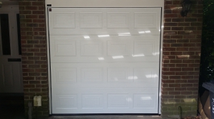 Sectional Garage Door done in Poole by South Shore Garage Doors - Garage Doors and Industrial Doors Specialists 