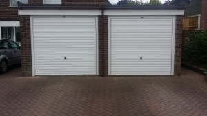 Canopy up and over garage doors in Dorset 