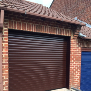 RollMatic Hormann Garage Doors in Rosewood